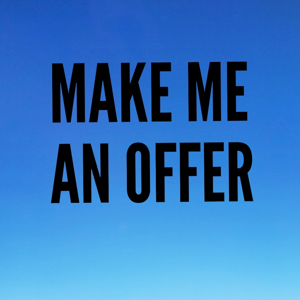 I'm open to reasonable offers!
